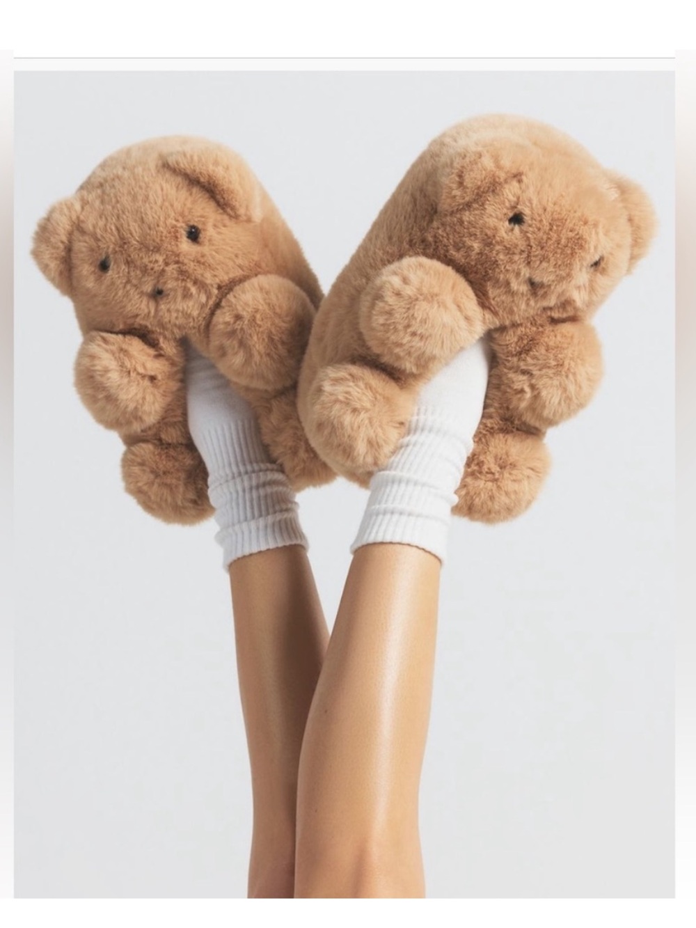 SKIMS Teddy Bear Slippers size 36